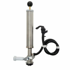 US Sankey Beer Keg Pump - Short Lever Handle - 8" Steel Barrel