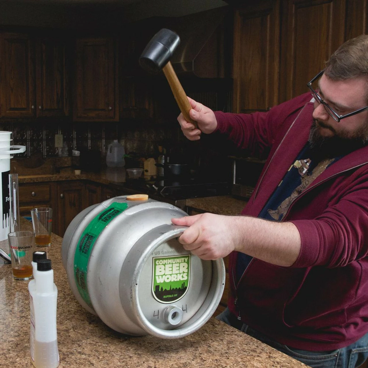 Cask Ale Mallet - 24 Oz - Rubber Head 4 Cask Ale Mallet - 24 Oz - Rubber Head - Image 2