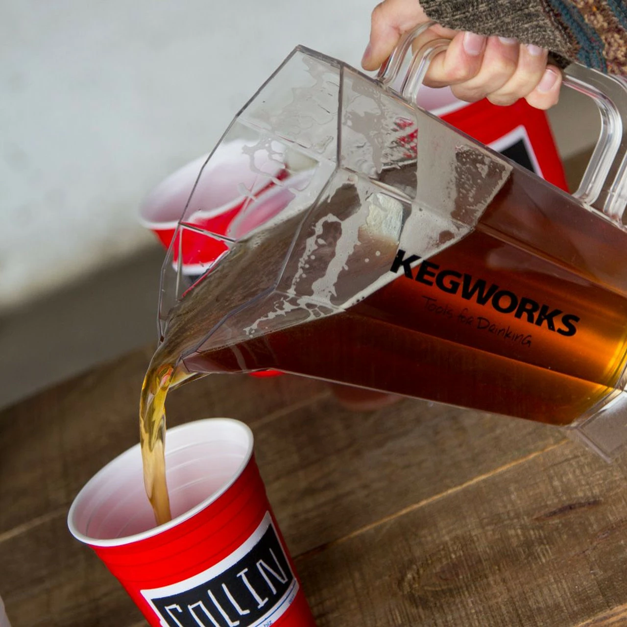 Polar Beer Pitcher With Ice Core - 60 Oz 5 Polar Beer Pitcher With Ice Core - 60 Oz - Image 3