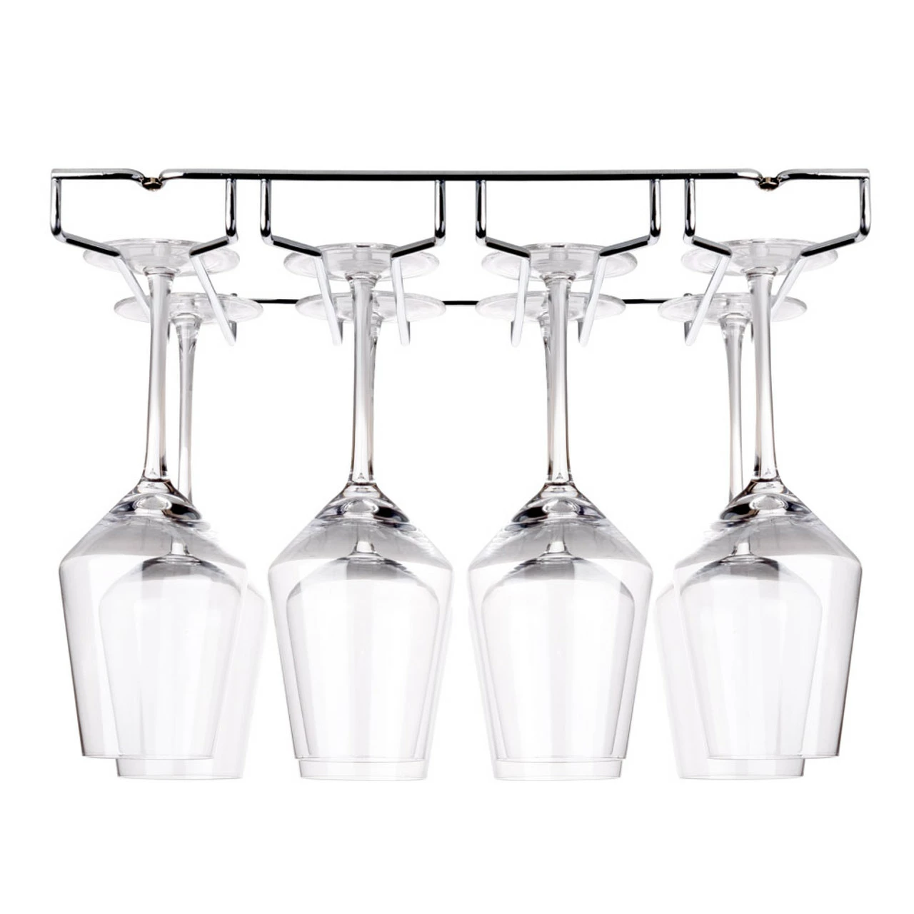 4-Channel Glass Rack - Chrome 3 4-Channel Glass Rack - Chrome