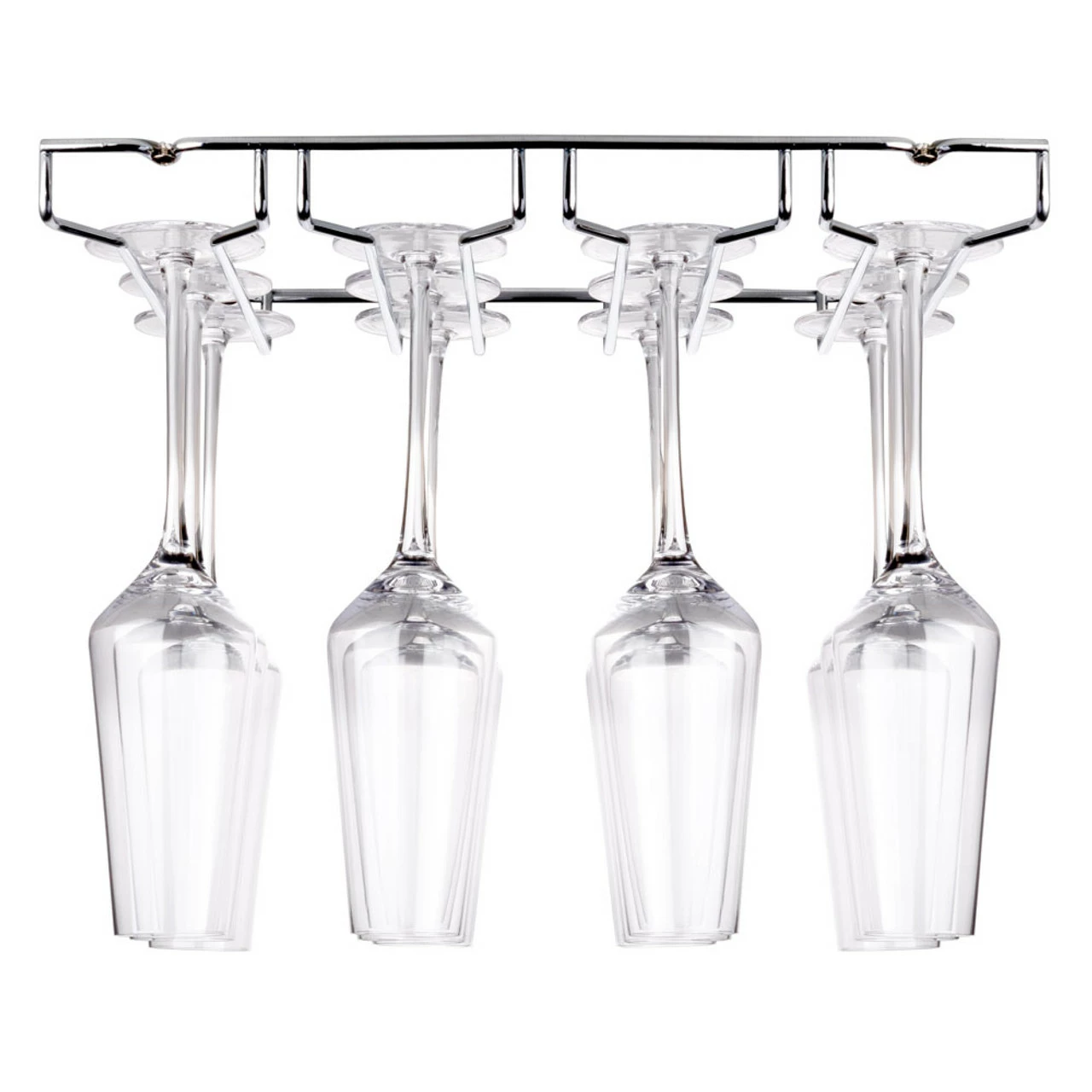 4-Channel Glass Rack - Chrome 4 4-Channel Glass Rack - Chrome - Image 2