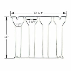 4-Channel Glass Rack - Chrome 12 4-Channel Glass Rack - Chrome -PourLab Zone 099ch 4chglrck b3 1 80442.1590765407
