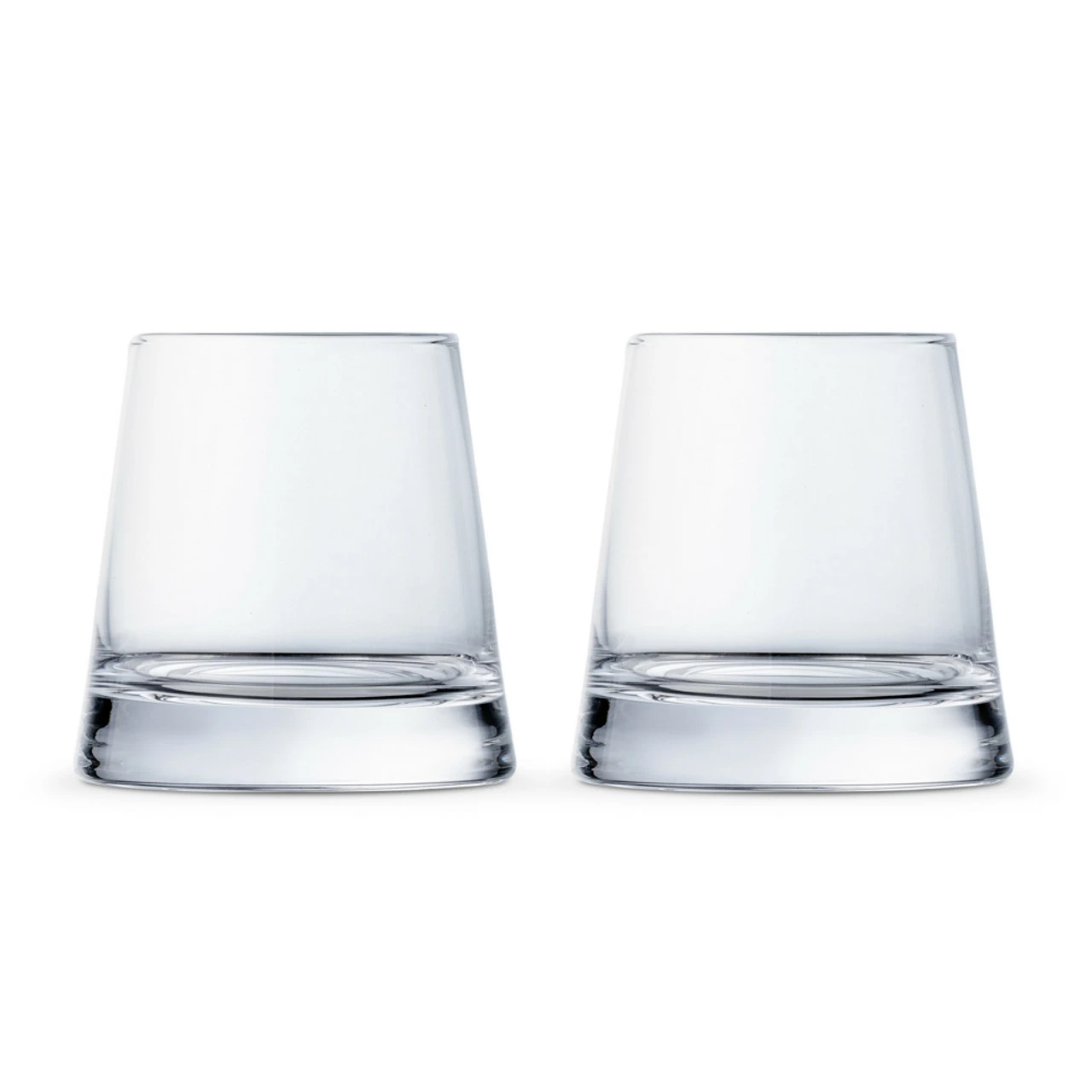 Viski Burke Tapered Crystal Whiskey Glasses - 8 Oz - Set Of 2 - Image 2