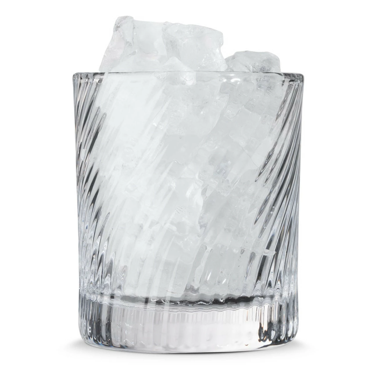 John Jenkins Atlantic Spiral Individual Small Glass Ice Bucket - 16 Oz
