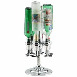 Rotary Liquor Shot Dispenser - Holds 6 Bottles