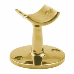 Low Saddle Post - Polished Brass - 1.5" OD