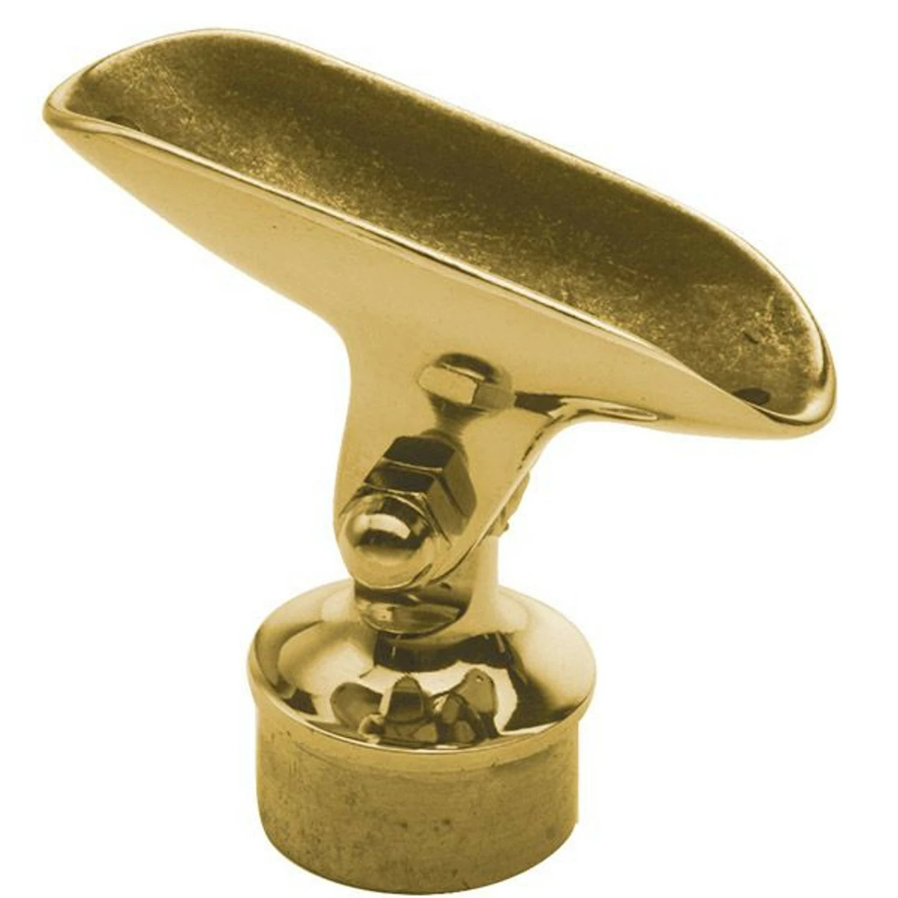 Adjustable Saddle Post - Polished Brass - 1.5" OD 3 Adjustable Saddle Post - Polished Brass - 1.5" OD