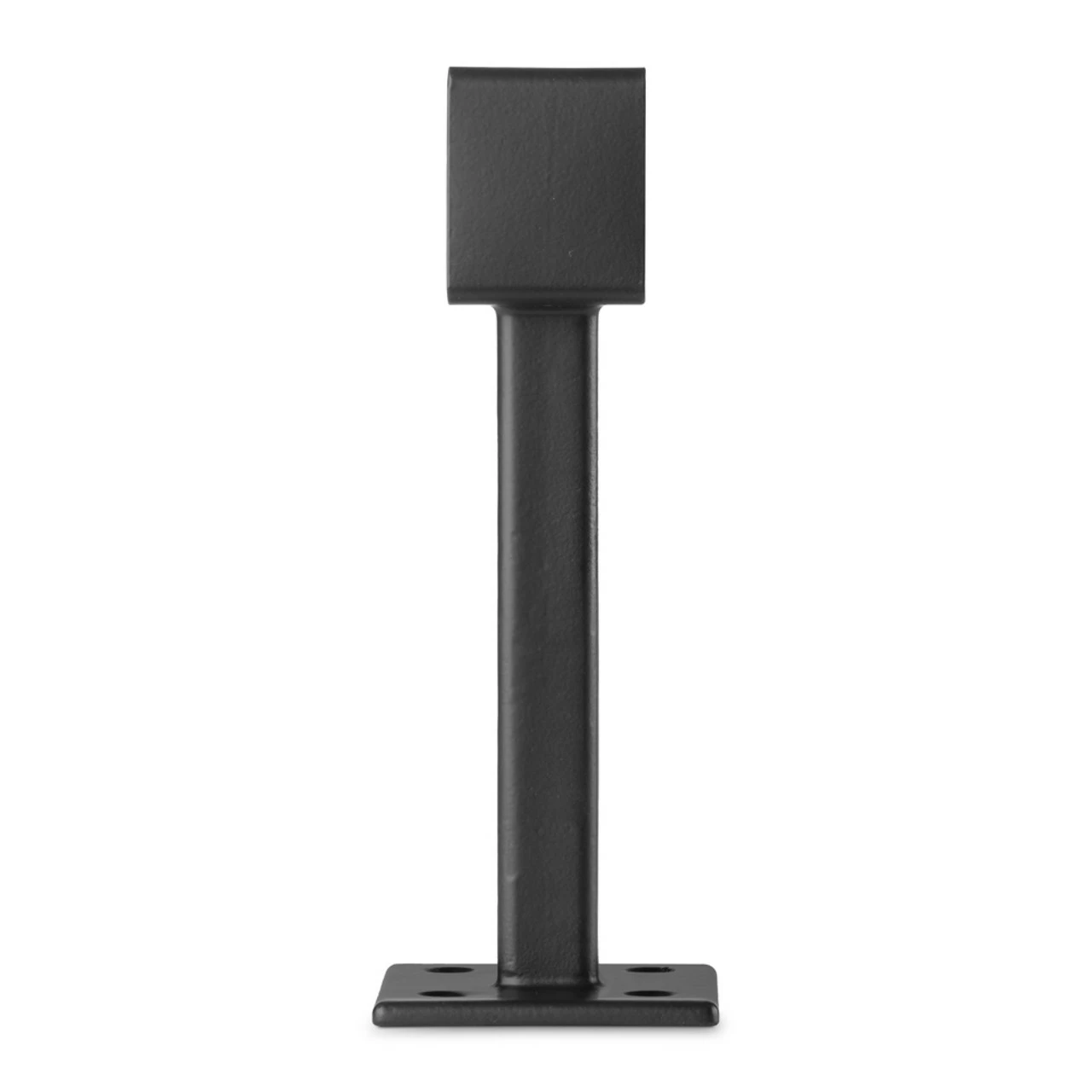 Center Post Bracket - Matte Black - 1.5" - Square 4 Center Post Bracket - Matte Black - 1.5" - Square - Image 2