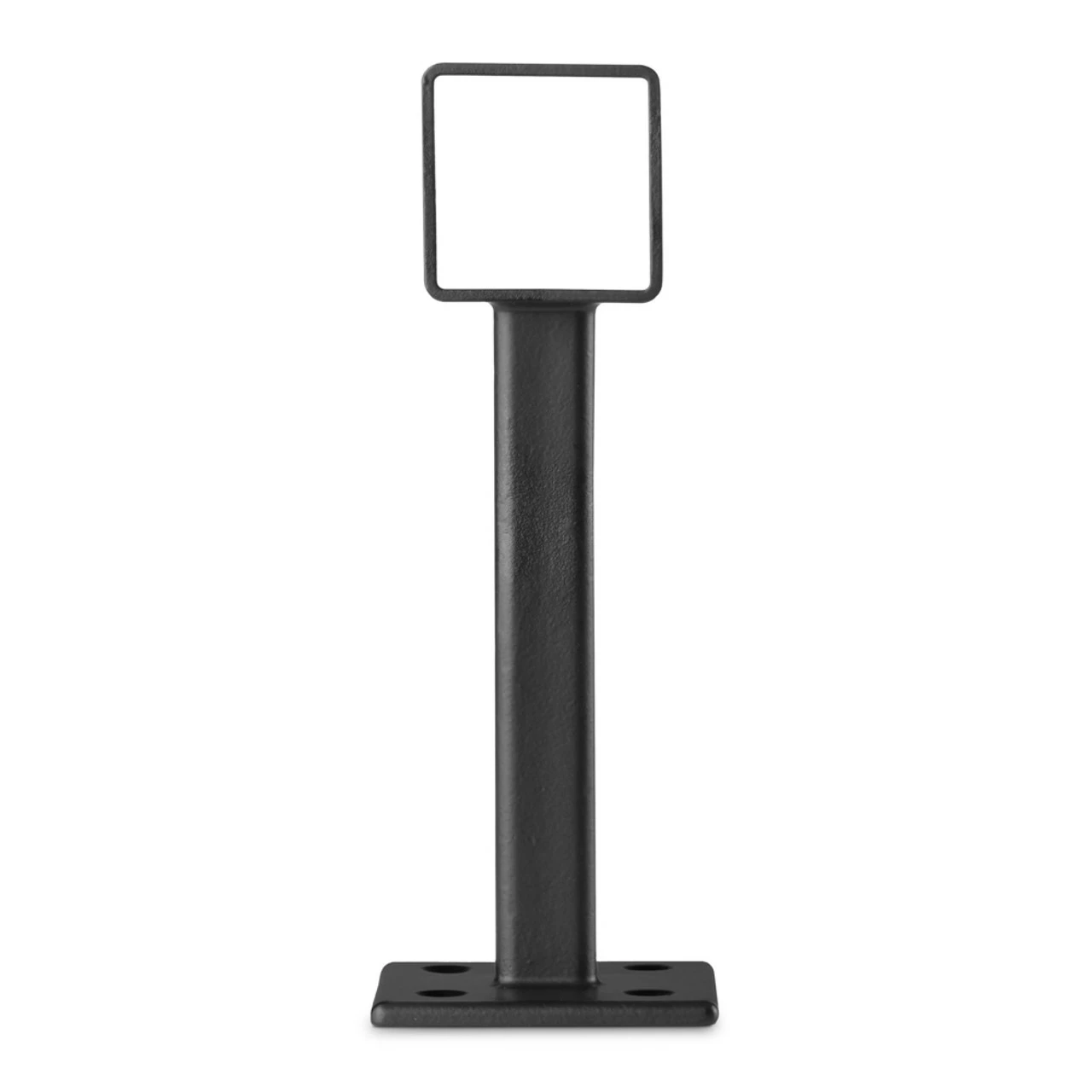 Center Post Bracket - Matte Black - 1.5" - Square 5 Center Post Bracket - Matte Black - 1.5" - Square - Image 3