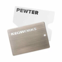 None KegWorks Pewter Sample Chip