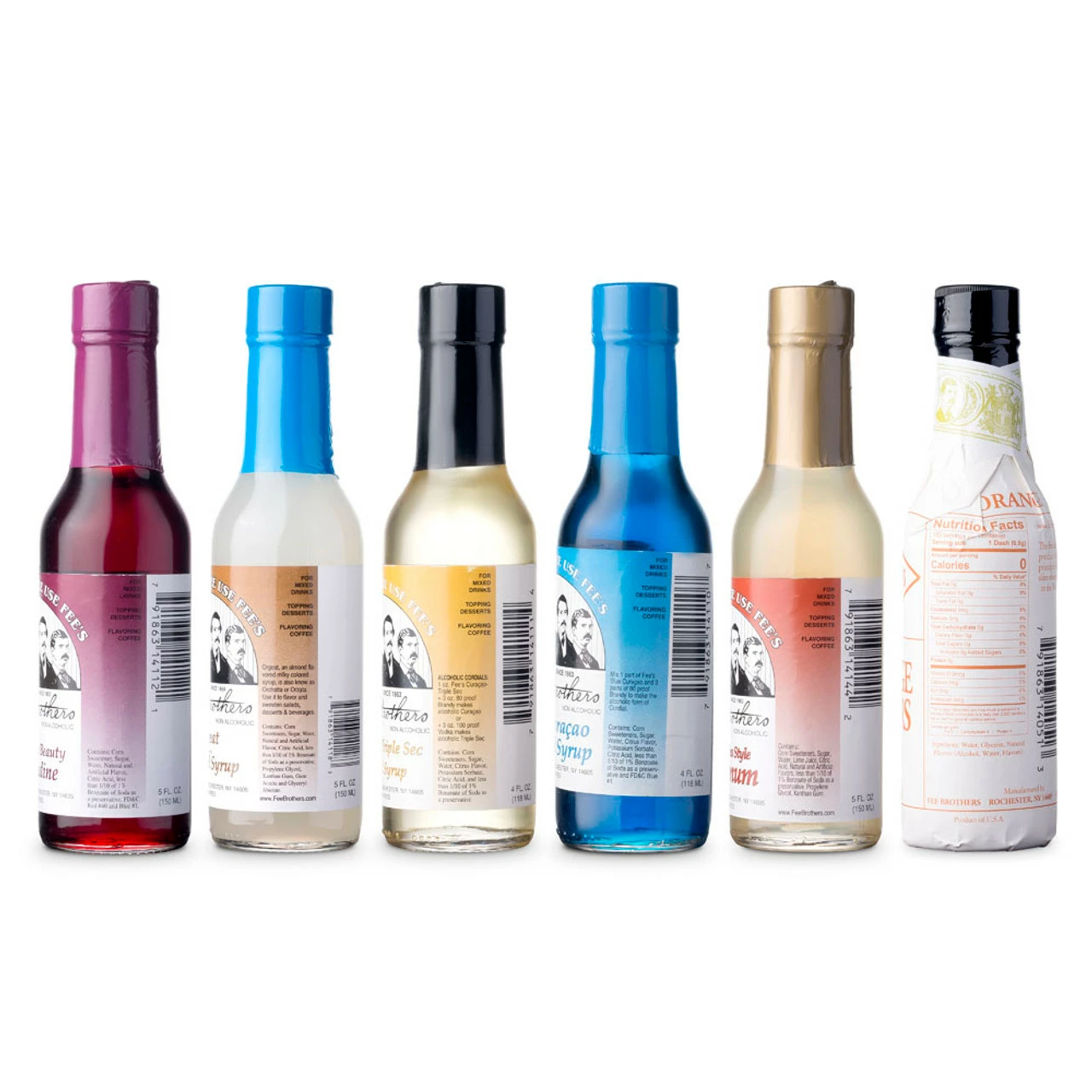 Fee Brothers Bar Cocktail Mixers Starter Pack - Set Of 6 4 Fee Brothers Bar Cocktail Mixers Starter Pack - Set Of 6 - Image 2