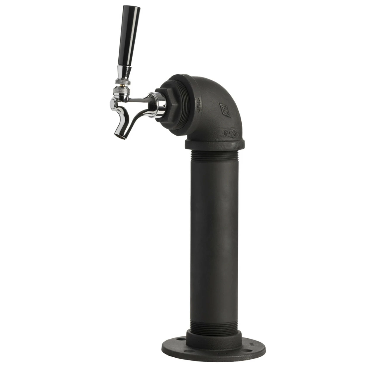 Draft Beer Tower - Black Iron - Single Tap - Standard Stainless Steel Faucet 3 Draft Beer Tower - Black Iron - Single Tap - Standard Stainless Steel Faucet