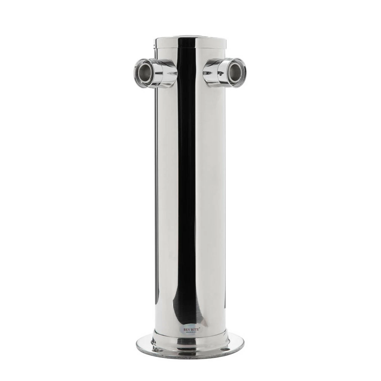Draft Tower - 100% Stainless Steel Contact - 3" Column - 2 Taps - No Faucets 3 Draft Tower - 100% Stainless Steel Contact - 3" Column - 2 Taps - No Faucets