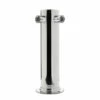 Draft Beer Tower - Stainless Steel - 3" Column - 2 Taps - No Faucets -PourLab Zone 2 faucet no faucet 81740.1590769414