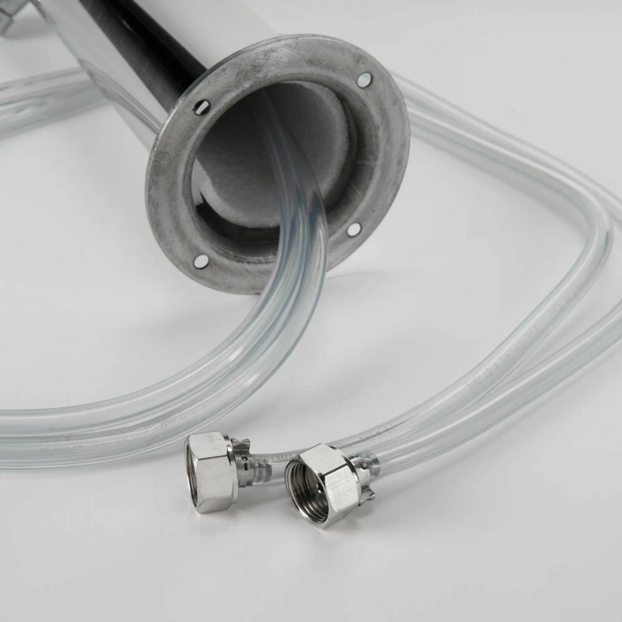 Draft Beer Tower - Stainless Steel - 3" Column - 2 Taps - No Faucets 4 Draft Beer Tower - Stainless Steel - 3" Column - 2 Taps - No Faucets - Image 2