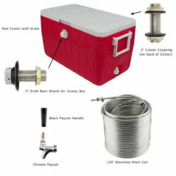 Single Faucet Jockey Box - 120' Coil - Faucet Hardware Kit 7 Single Faucet Jockey Box - 120' Coil - Faucet Hardware Kit -PourLab Zone 21487 jockey box 120 b1 1 46923.1590768604