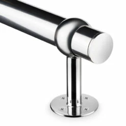 Rounded Center Post Bracket - Polished Stainless Steel - 2" OD -PourLab Zone 22 336 2 Rounded Center Post Bracket Polished Stainless Steel 04 51620.1595214494