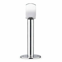 Tall Rounded Center Post Bracket - Polished Stainless Steel - 2" OD -PourLab Zone 22 336 2 TALL Tall Rounded Center Post Bracket Polished Stainless Steel 03 47625.1595214523