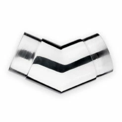 Flush Angle Fitting 135(45) Degree - Polished Stainless Steel - 2" OD -PourLab Zone 22 S960 2 Flush Angle Fitting 13545 Degree Polish Stainless Steel 02 79810.1595355235