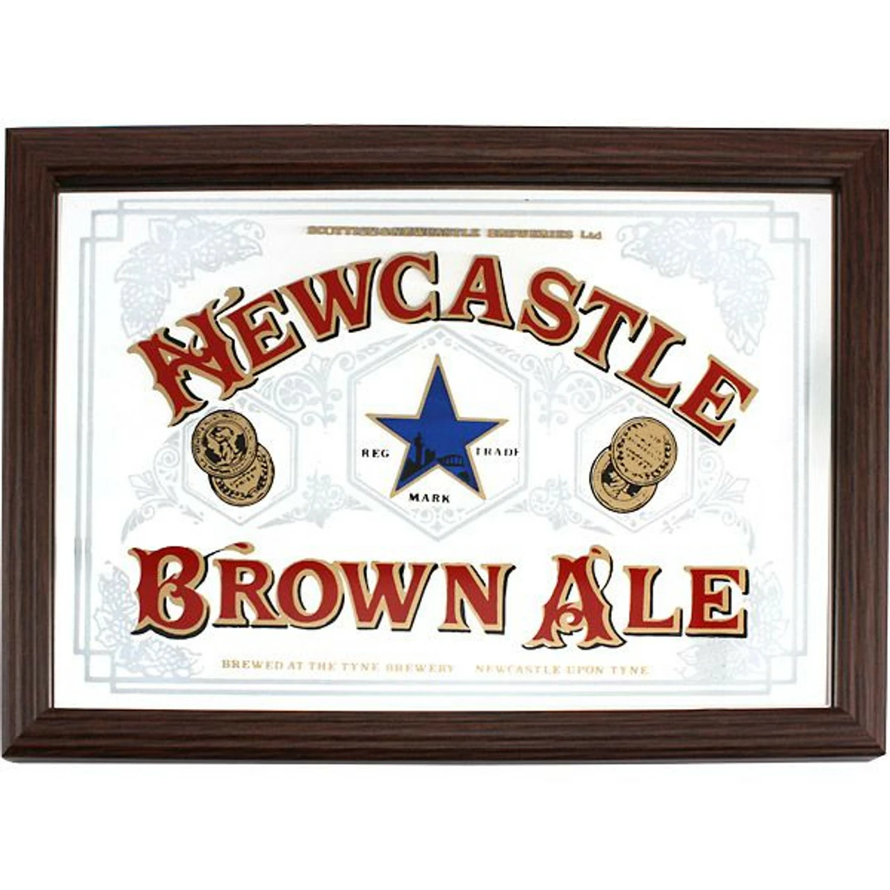 Newcastle Brown Ale Bar Mirror 3 Newcastle Brown Ale Bar Mirror