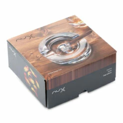 Nude Glass Shade Skull Silhouette Round Crystal Cigar Ashtray -PourLab Zone 24421 1091092 Nude Glass Shade Skull Silhouette Round Crystal Cigar Ashtray 03 00073.1623439077