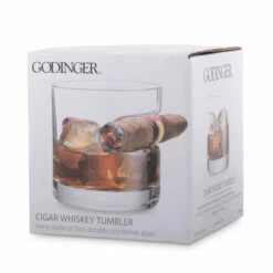 Godinger Cigar Whiskey Rocks Glass - 12 Oz - With Indented Cigar Rest -PourLab Zone 26089 Godinger Cigar Whiskey Rocks Glass 12 oz With Indented Cigar Rest 03 83562.1592499158