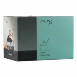 Nude Glass Hepburn Alchemy Cocktail Glass With Metal Lid & Straw - 9.25 Oz -PourLab Zone 29525 1101420 Nude Glass Hepburn Alchemy Cocktail Glass with Metal Lid and Straw 9 pt 25 oz 3 52821.1621883402