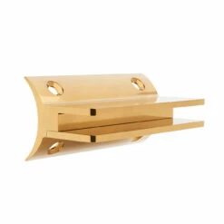 3/8" Glass Clip - Polished Brass - 2" OD