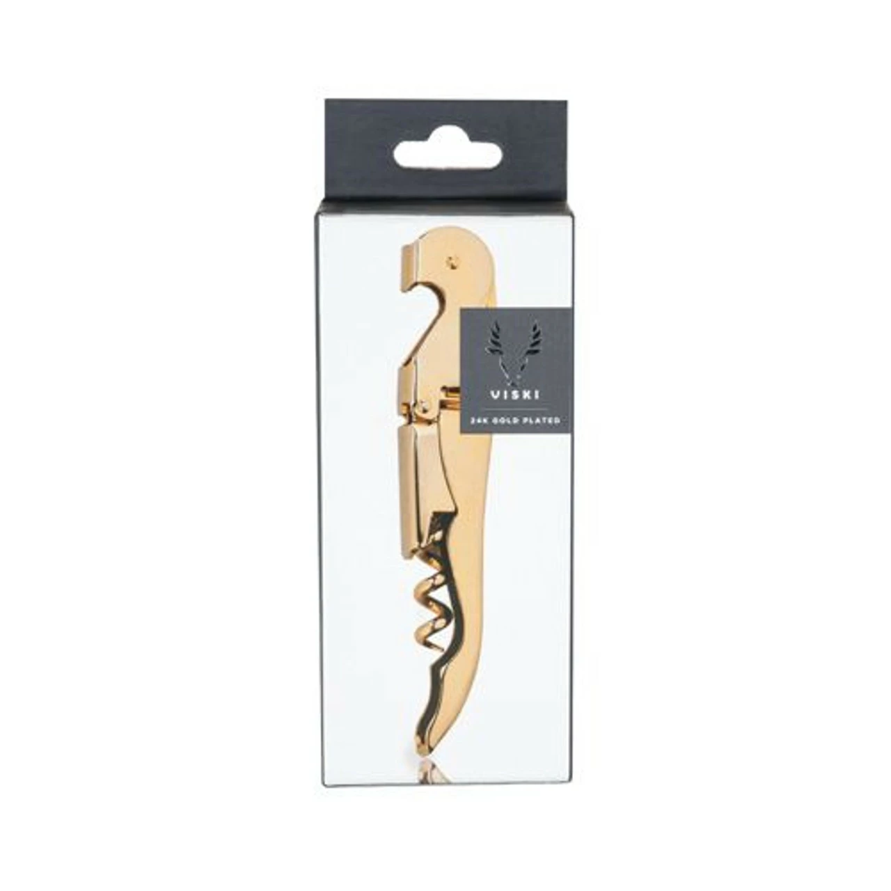 Viski Belmont Gold-Plated Signature Corkscrew 7 Viski Belmont Gold-Plated Signature Corkscrew - Image 5