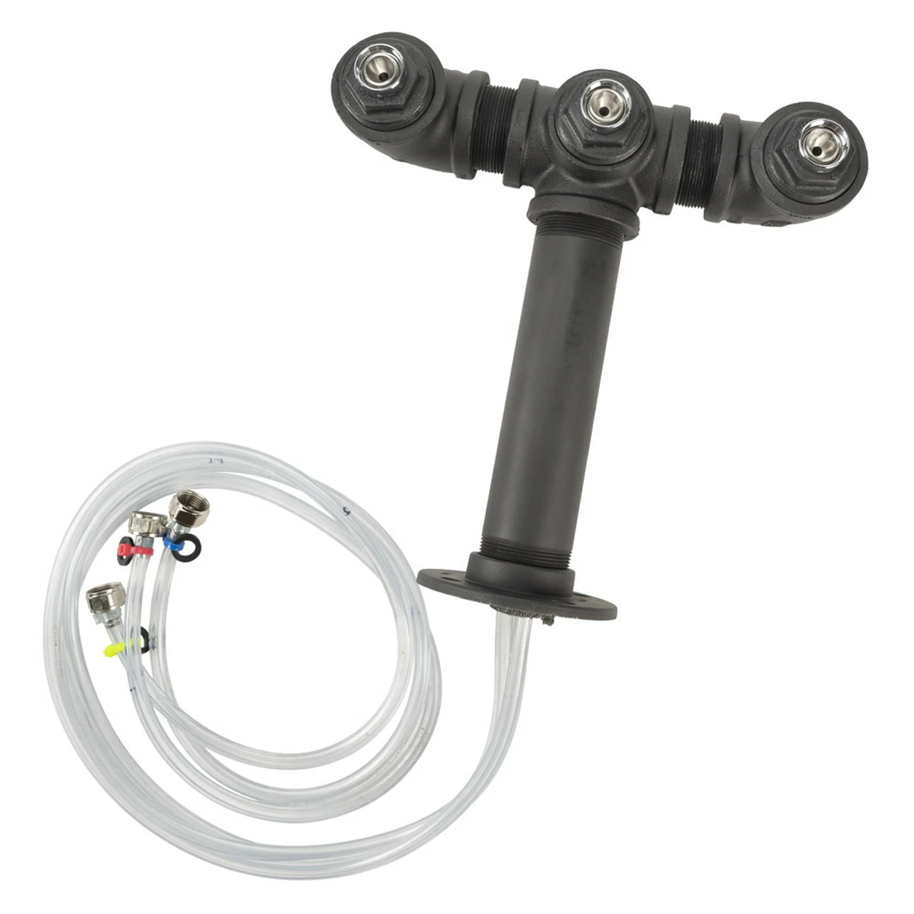 Draft Beer Tower - Black Iron - Triple Tap - Standard Stainless Steel Faucet 5 Draft Beer Tower - Black Iron - Triple Tap - Standard Stainless Steel Faucet - Image 3