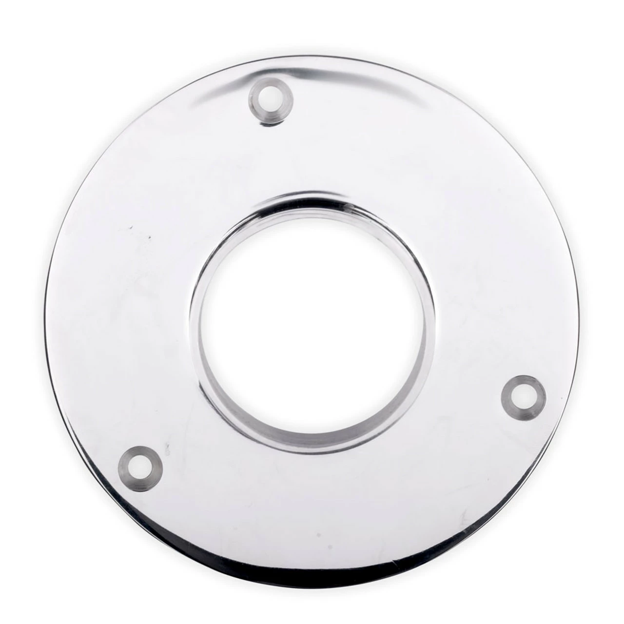 5" Heavy Duty Floor / Ceiling Flange - Polished Stainless Steel - 2" OD 5 5" Heavy Duty Floor / Ceiling Flange - Polished Stainless Steel - 2" OD - Image 3