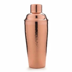 Old Kentucky Hammered Copper Finish Cocktail Shaker - 25 Oz