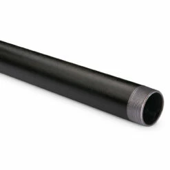 None Black Pipe Foot Rail - 1.5" ID - 44 1/2" Length