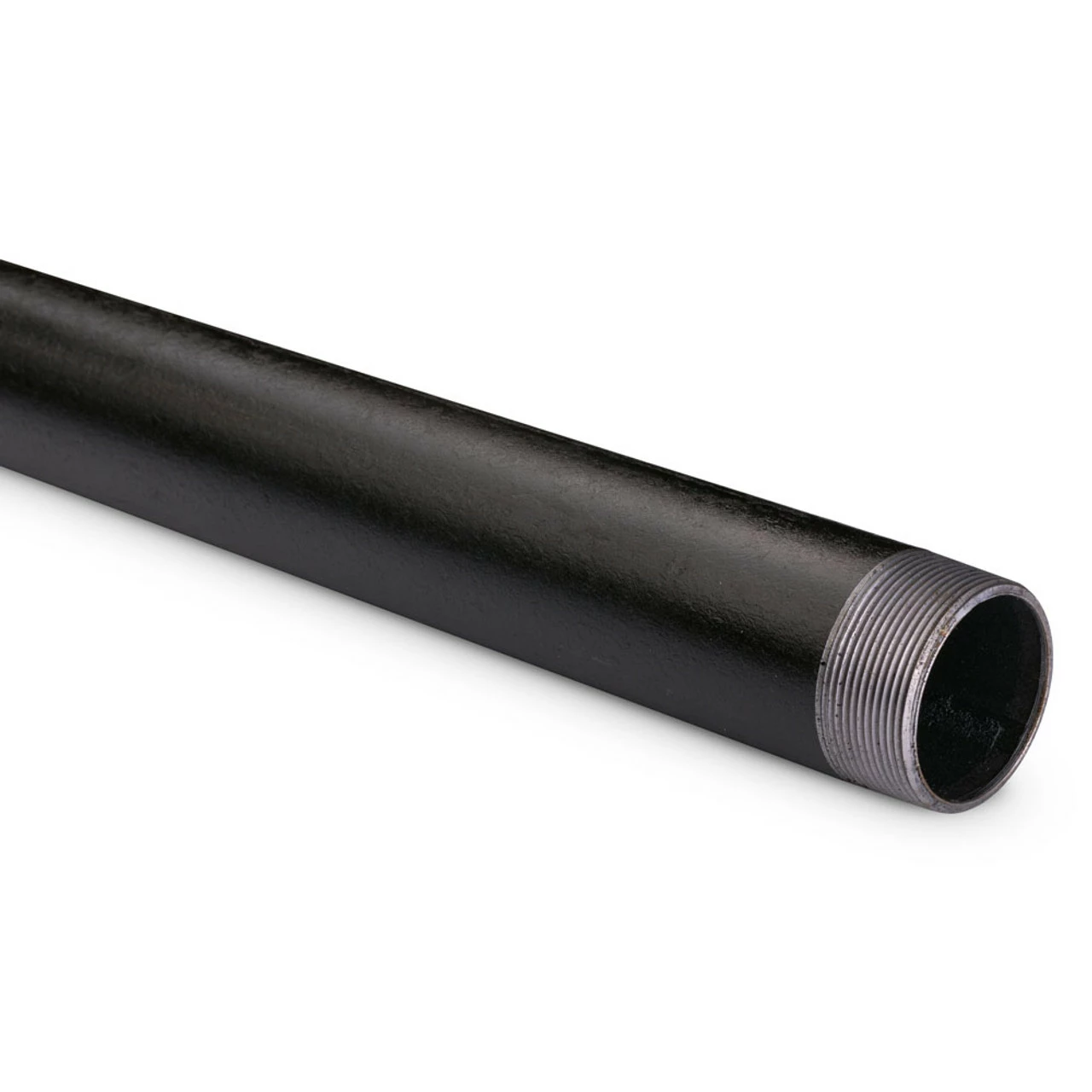 None Black Pipe Foot Rail - 1.5" ID - 44 1/2" Length 3 None Black Pipe Foot Rail - 1.5" ID - 44 1/2" Length