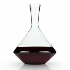 Viski Raye Angled Crystal Wine Decanter - 60 Oz