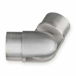 Adjustable Flush Elbow - Brushed Stainless Steel - 2" OD