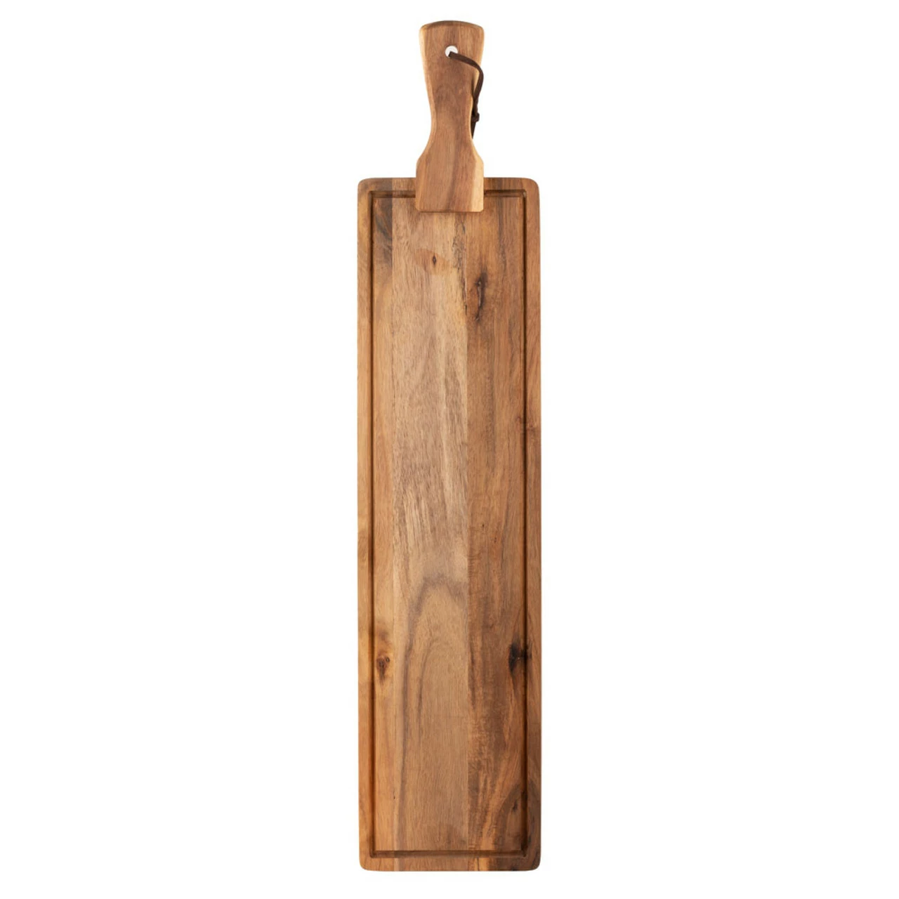 Rustic Farmhouse Acacia Wood Charcuterie & Tapas Board - 26.5"L 4 Rustic Farmhouse Acacia Wood Charcuterie & Tapas Board - 26.5"L - Image 2