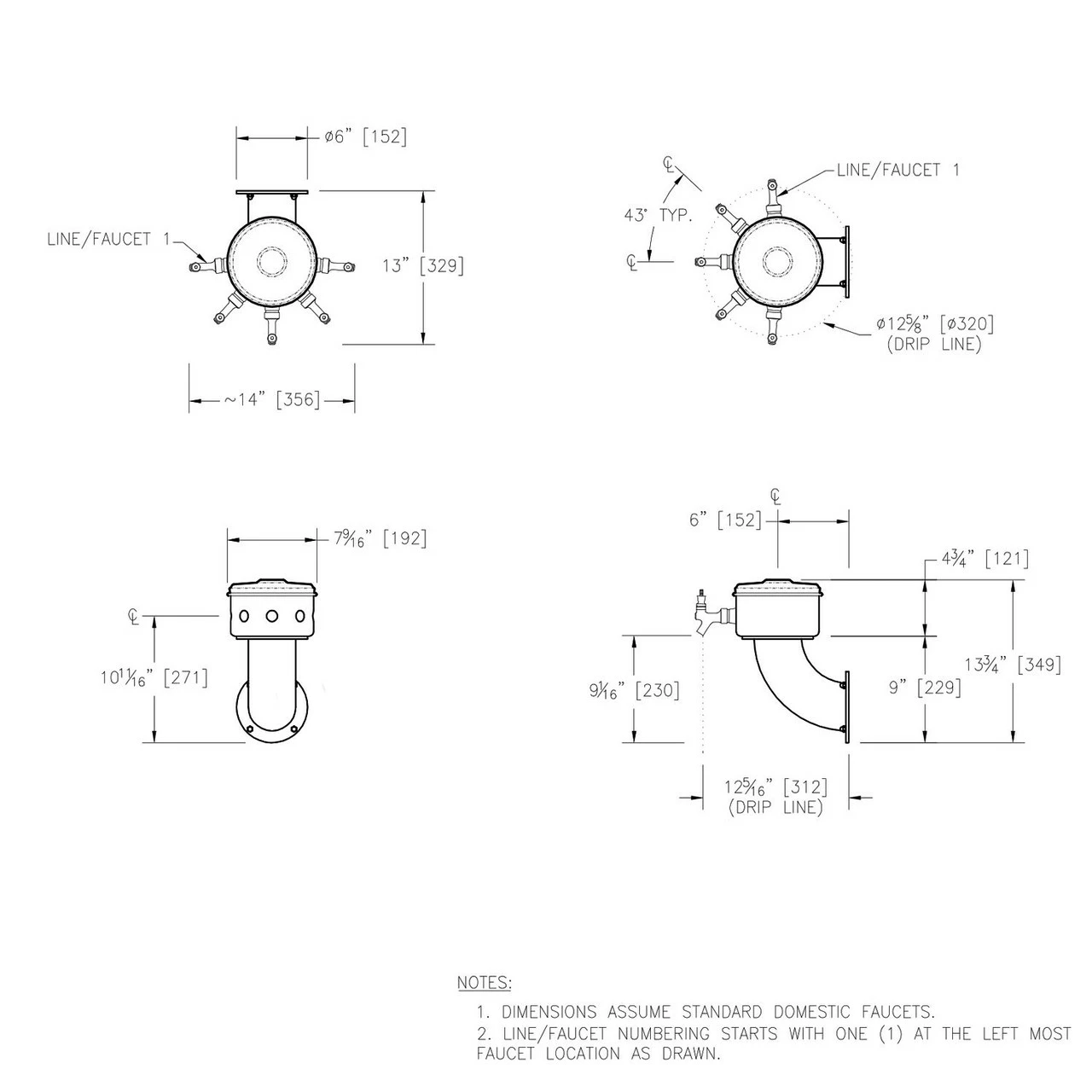 Lantern Wall Mount Draft Beer Tower - Glycol Cooled - 3 To 5 Faucets 8 Lantern Wall Mount Draft Beer Tower - Glycol Cooled - 3 To 5 Faucets - Image 6
