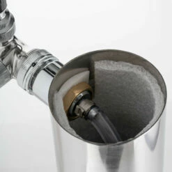 3" Chrome Replacement Draft Beer Tower Cap -PourLab Zone 618 cap 3 inches chrome replacement draft beer tower cap 0008 27517.1590768378