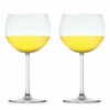Nude Glass Vintage Bourgogne Blanc Crystal White Burgundy Wine Glasses - 18.5 Oz - Set Of 2