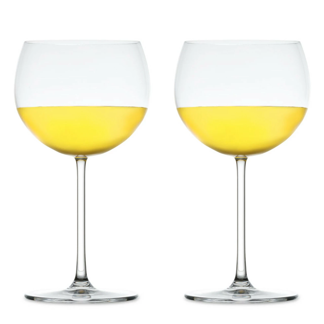 Nude Glass Vintage Bourgogne Blanc Crystal White Burgundy Wine Glasses - 18.5 Oz - Set Of 2 3 Nude Glass Vintage Bourgogne Blanc Crystal White Burgundy Wine Glasses - 18.5 Oz - Set Of 2