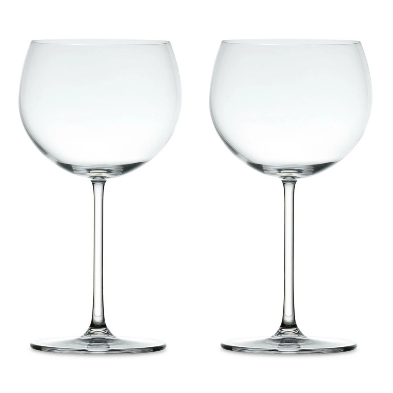 Nude Glass Vintage Bourgogne Blanc Crystal White Burgundy Wine Glasses - 18.5 Oz - Set Of 2 4 Nude Glass Vintage Bourgogne Blanc Crystal White Burgundy Wine Glasses - 18.5 Oz - Set Of 2 - Image 2
