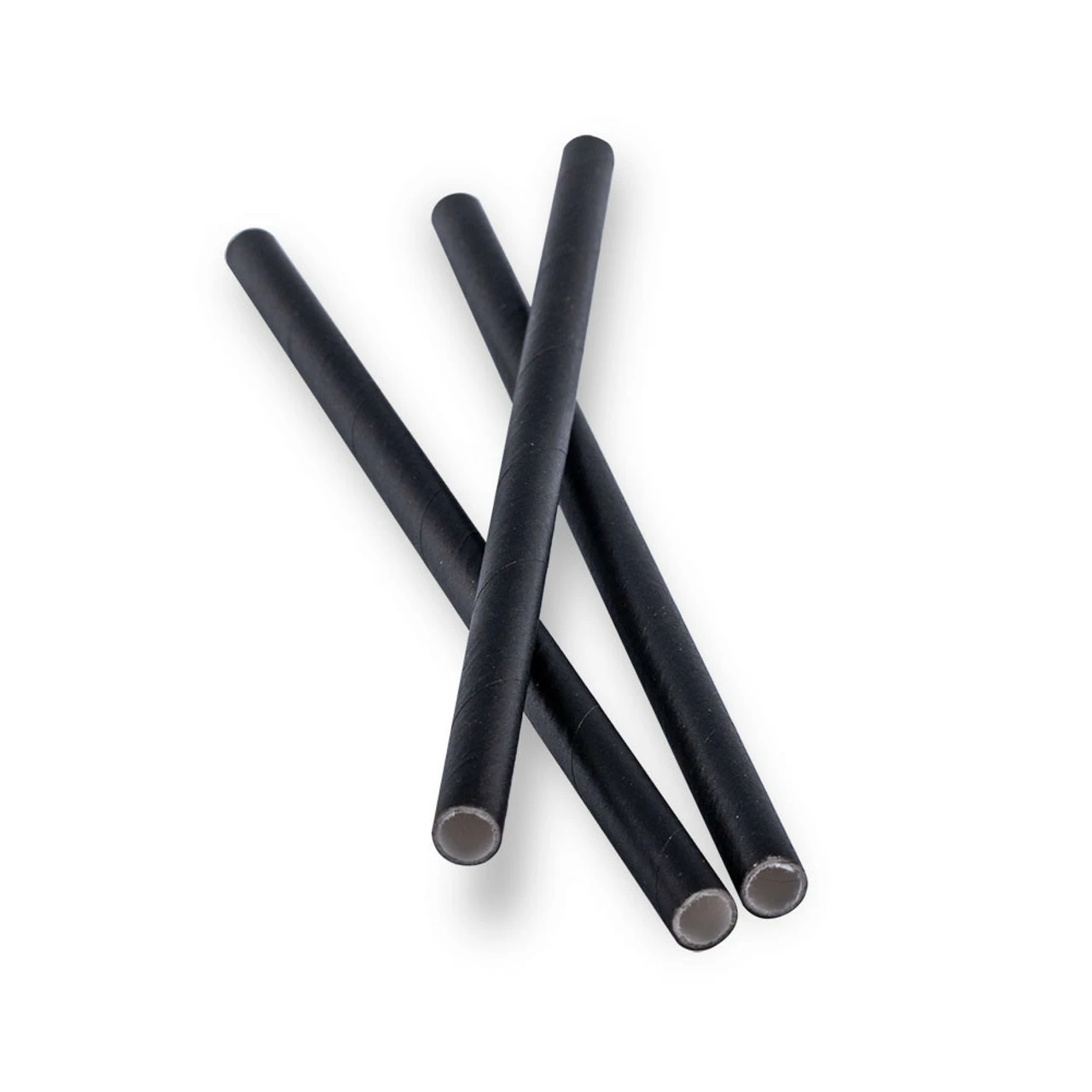 Aardvark Eco-Friendly Paper Cocktail Straws - Black - 5.75"L - Box Of 875 Straws