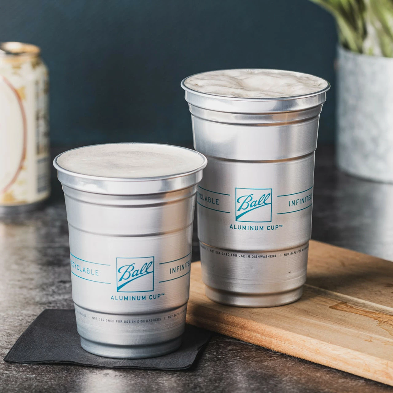 Ball Aluminum Cups - The Ultimate 100% Recyclable Cold-Drink Cup - 16 Oz - 24 Pack 6 Ball Aluminum Cups - The Ultimate 100% Recyclable Cold-Drink Cup - 16 Oz - 24 Pack - Image 4