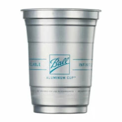 Ball Aluminum Cups - The Ultimate 100% Recyclable Cold-Drink Cup - 16 Oz - 24 Pack