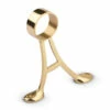 Floor Mount Foot Rail Bracket - Polished Brass - 2" OD -PourLab Zone 76914 2 Floor Mount Foot Rail Bracket Polished Brass 2 OD 01 60736.1598455639