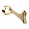 Decorative Bar Bracket - Polished Brass - 2" OD -PourLab Zone 76918 2 Decorative Bar Bracket Polished Brass 2 OD 01 30888.1598455776