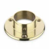 4" Wall Flange - Polished Brass - 2" OD