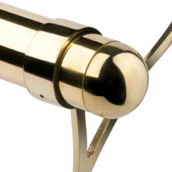 Domed End Cap - Polished Brass - 2" OD -PourLab Zone 76937 2 Domed End Cap Polished Brass 2 OD 3 18113.1598455807