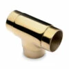 Flush Tee Hand Rail Fitting - Polished Brass - 2" OD 1 Flush Tee Hand Rail Fitting - Polished Brass - 2" OD -PourLab Zone 76962 2 Flush Tee Hand Rail Fitting Polished Brass 2 OD 01 62202.1598456127